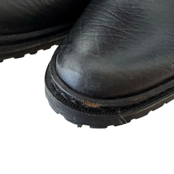 Mamut Black Silver Accents Ankle Women’s Leather Bootie SZ 6.5 - Picture 10 of 14
